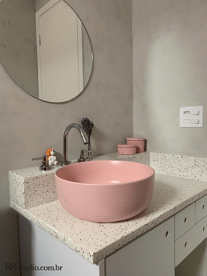 Rozā vannas istaba: 40 skaistas idejas, kas jūs iedvesmo
