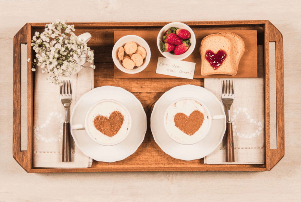 Romantisk morgenmad: ideer til at overraske din elskede