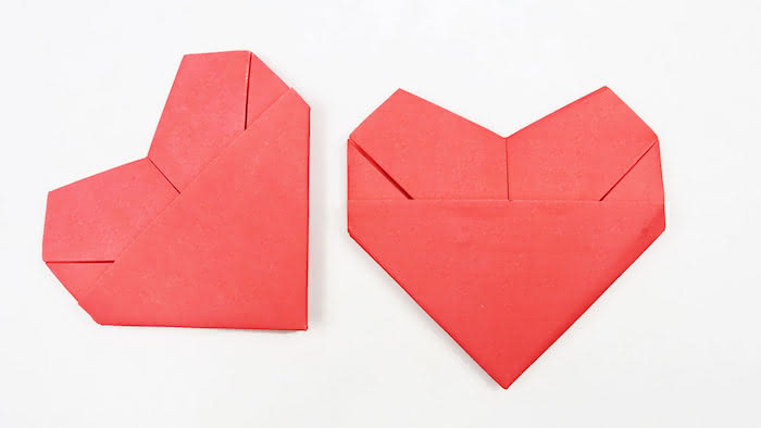 Origami Latha Valentine: 19 pròiseactan ri dhèanamh aig an taigh