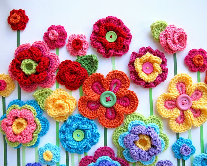 Kembang crochet: step by step, grafik na 68 template