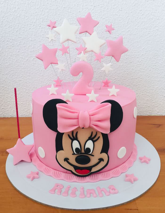 Minnie's cake: 40 ongelooflijke ideeën dy't it tema wurdearje