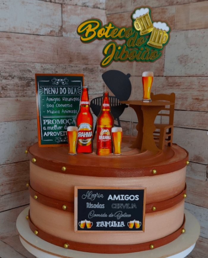 Boteco Themed Cake: 71 opsjes foar in kreatyf feest