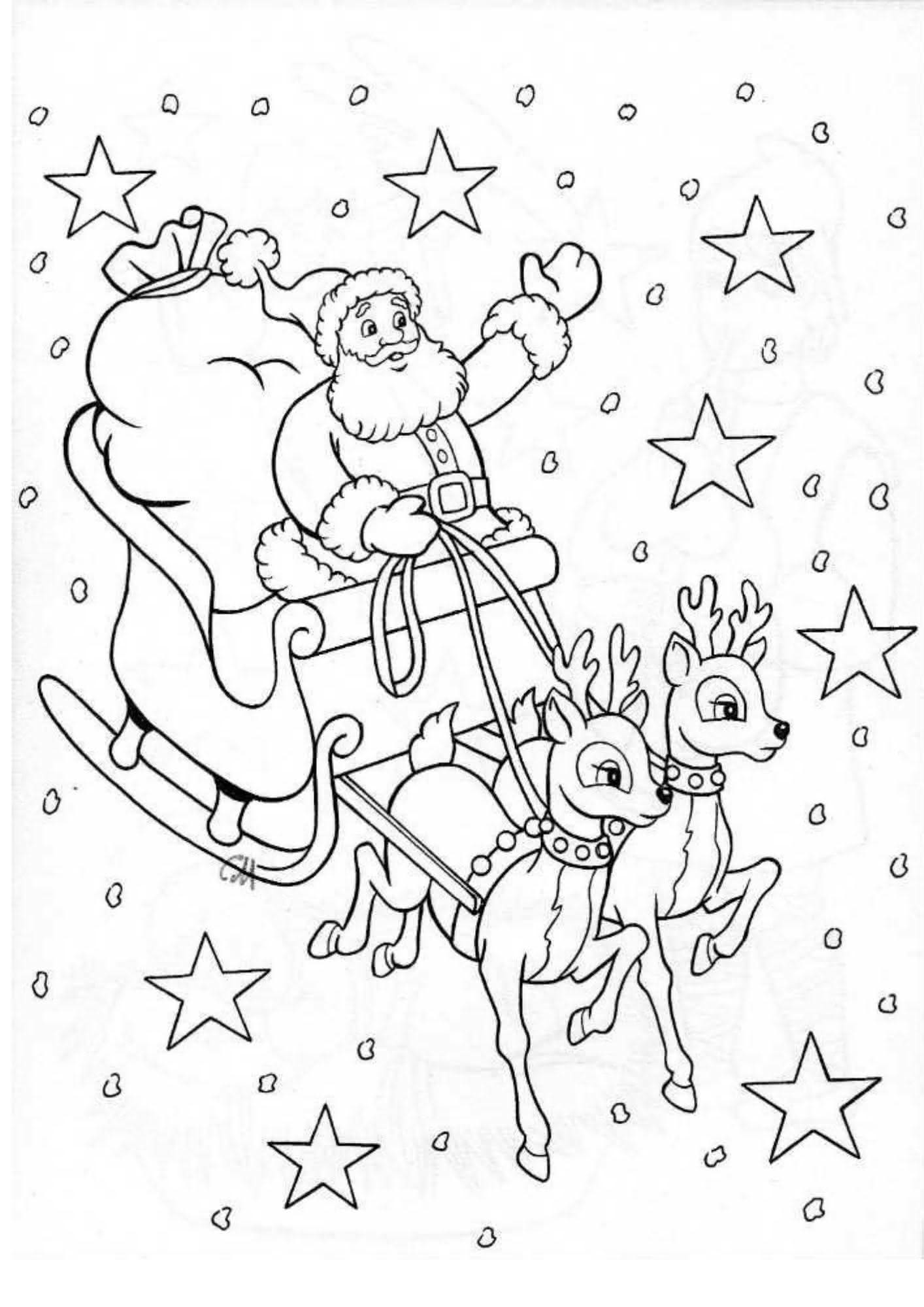 47 різдвяних малюнків для друку та розфарбовування (у форматі PDF)
