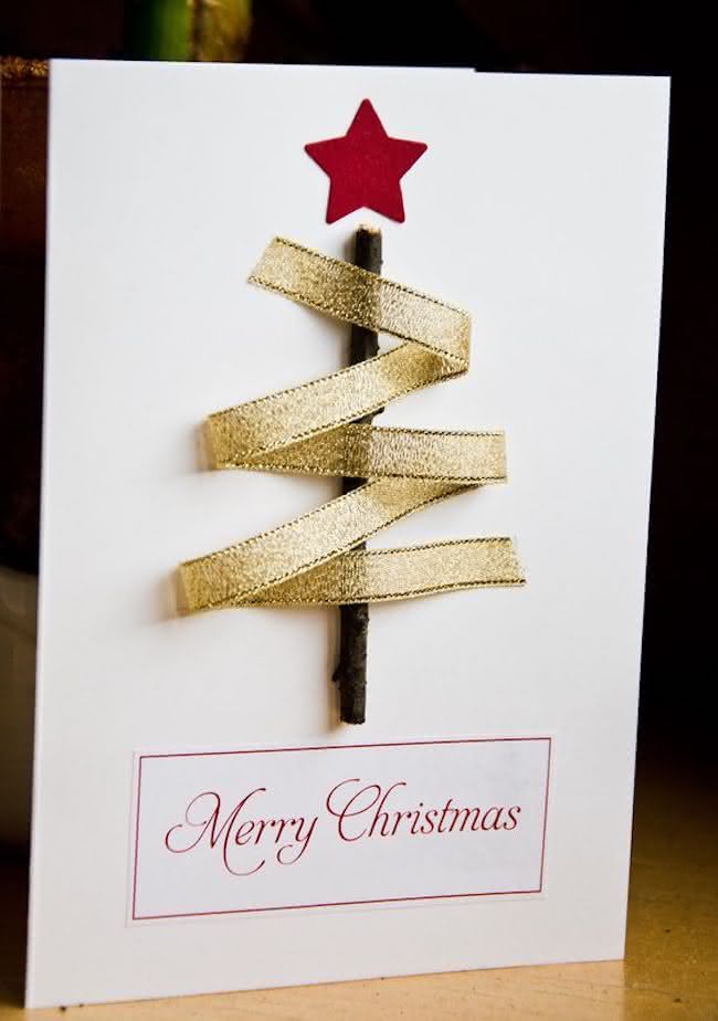 Handmade Christmas card: tingnan ang 27 custom na template