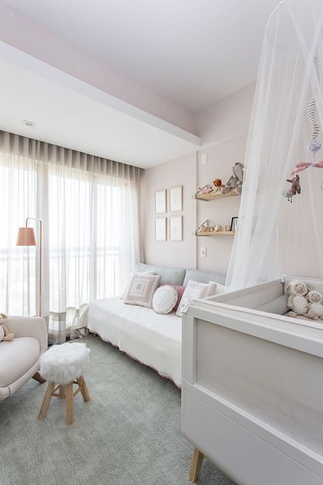Enkelt og smukt babyværelse: se billige ideer til indretning