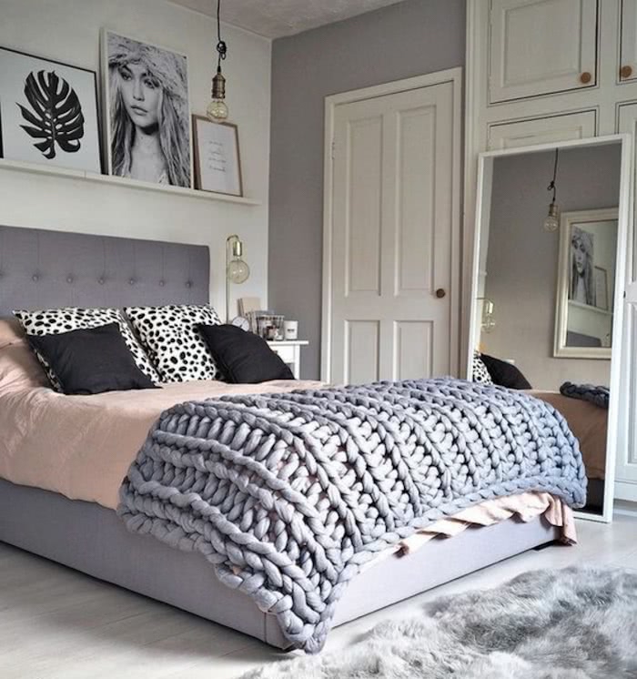 Dormitorio rosa y gris: 50 ideas inspiradoras para decorar