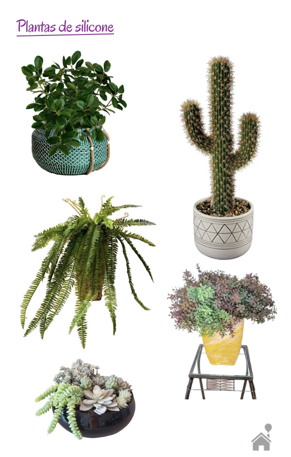 Umělé rostliny do obývacích pokojů: typy, způsob použití a 30 inspirací