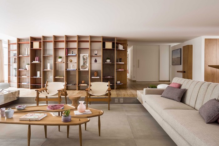 Bücherregal für Wohnzimmer: sehen, wie zu wählen und 41 Modelle